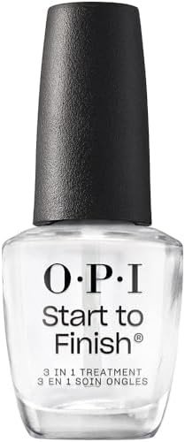 OPI Nail Lacquer Base Coat | Clear Nail Polish Base Coat |Chip Resistant, Protects Nails, Prevent... | Amazon (US)
