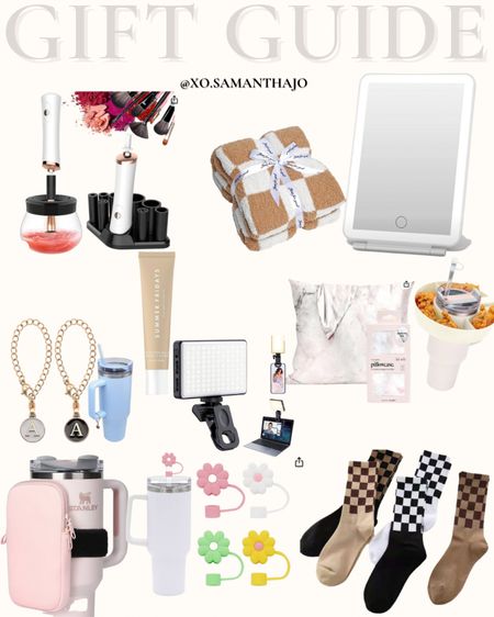 Gift guide 

Gifts for teens // gift guide for teens // make up brush cleaner // amazon beauty finds // travel mirror // make up mirror // cozy blankets // checkered blankets // Stanley accessories // Stanley cup // straw toppers // amazon gadgets// checkered // socks // lip mask // satin pillow case // snack holder // ring light // stocking stuffers

#LTKfindsunder100 #LTKHoliday #LTKGiftGuide