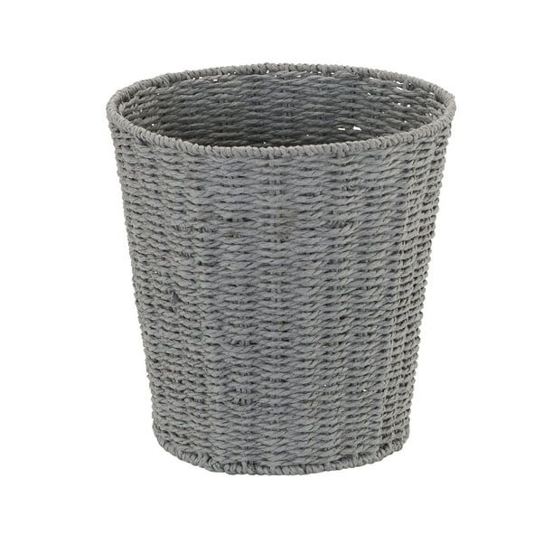 Household Essentials Paper Rope Waste Basket, Gray - Walmart.com | Walmart (US)