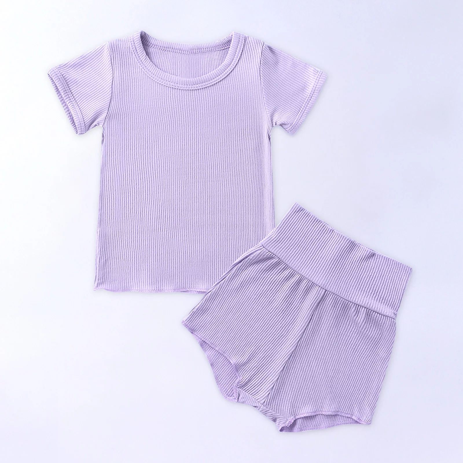 Herrnalise Unisex Toddler Baby Boy Girl Summer Clothes Short Sleeve T-Shirt Tops+Short Pants Two ... | Walmart (US)