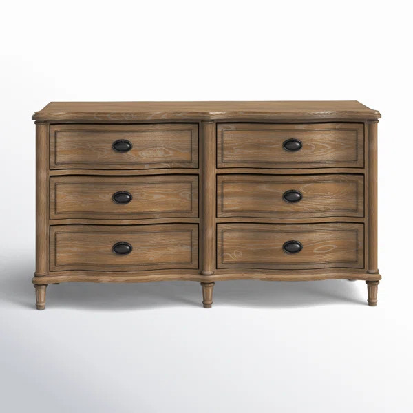 Watson Solid Wood 64'' W 6 - Drawer Dresser | Wayfair North America