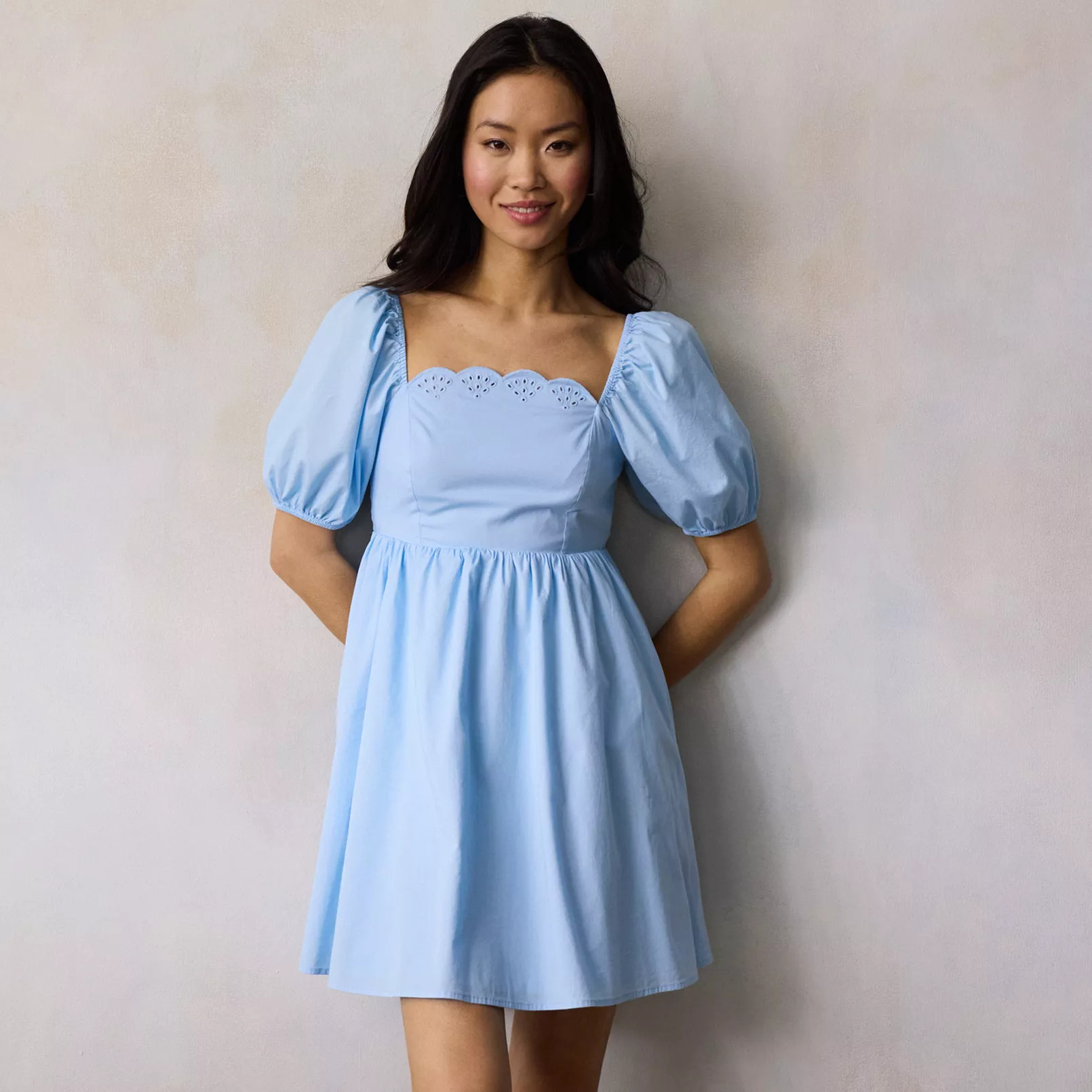 Women's LC Lauren Conrad Short Sleeve Empire Mini Dress | Kohl's
