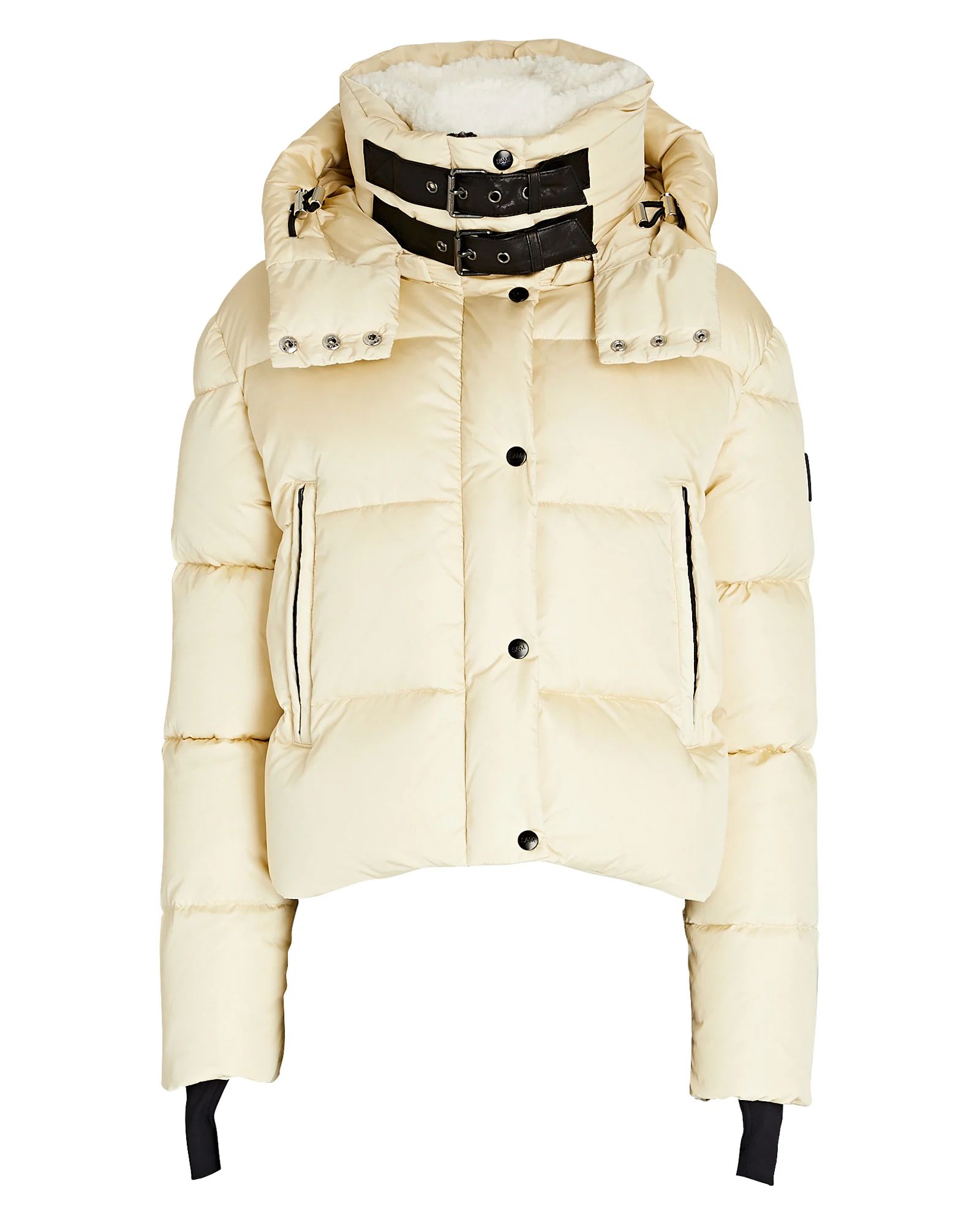 Dani Faux Shearling-Trimmed Puffer Jacket | INTERMIX