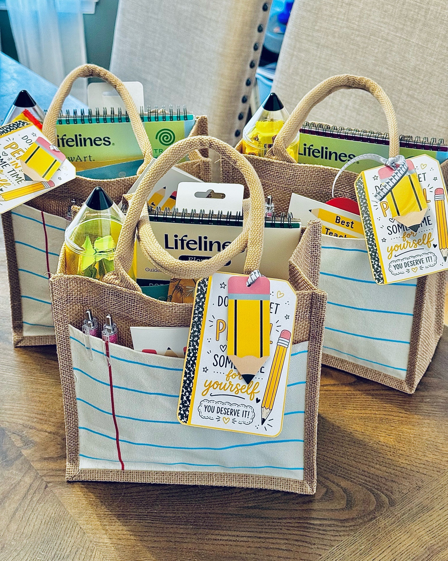 Wrapping up Day 5 of Teacher Appreciation Week 🤍✏️

With Mother’s Day right around the corner, this is your gentle reminder to pencil in a little time for you this weekend — even if it’s just an hour. You deserve it 💛

May is filled with sports, concerts, recitals, field trips, birthdays, and all the end-of-school chaos, so we finished the week with self-care bags filled with goodies, sweet treats, jewelry, and a few relaxing favorites for our teachers.

A huge thank you to all the parents who helped contribute and make this week so special. Hope our teachers felt all the love 💕

#LTKMothersDay #LTKselfcare #LTKmomlife