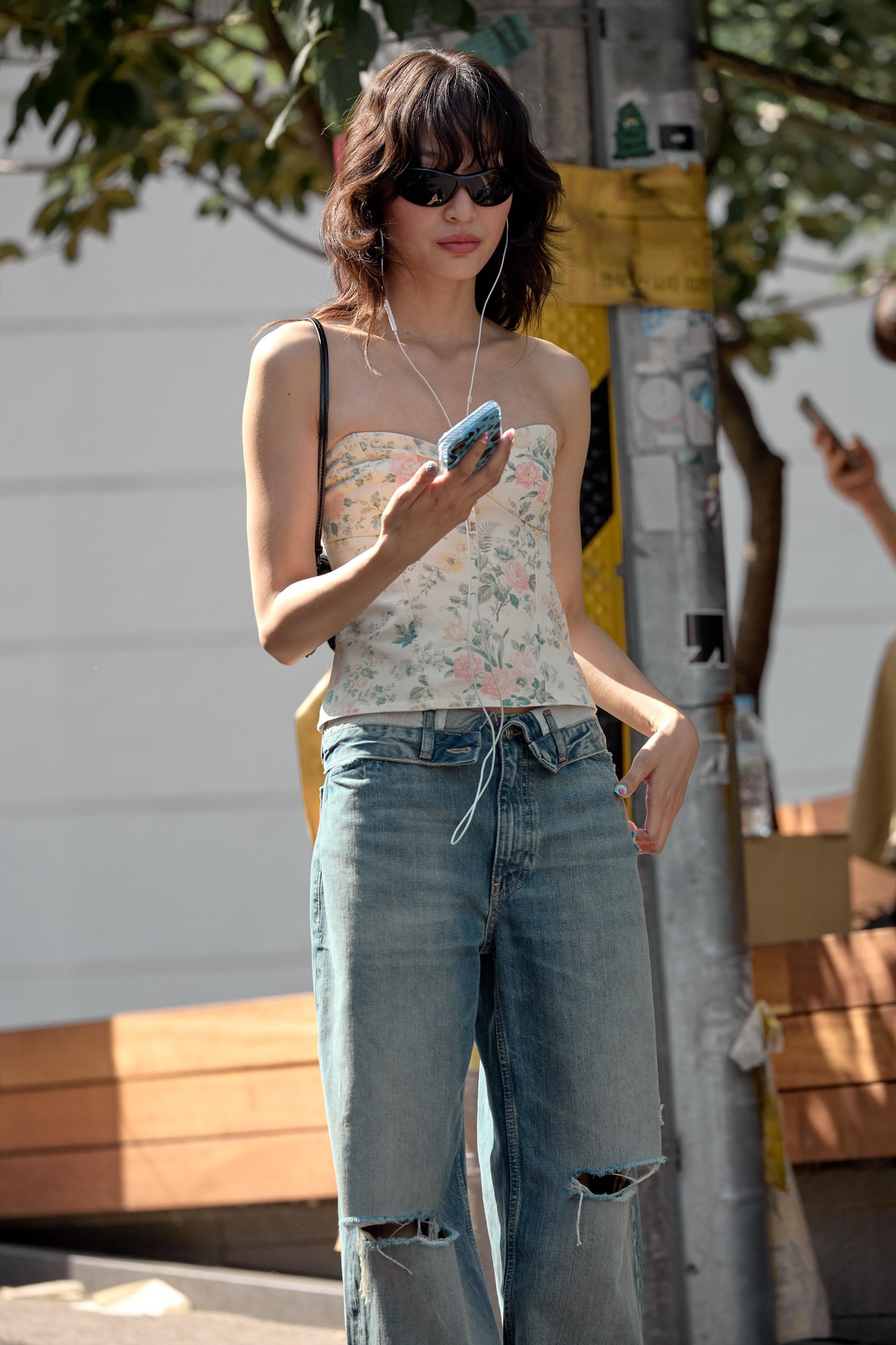 FLORAL BOW CORSET TOP | Zara US