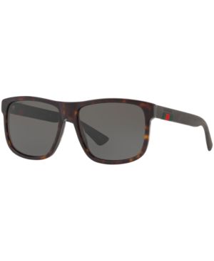 Gucci Polarized Sunglasses, GG0010S | Macys (US)