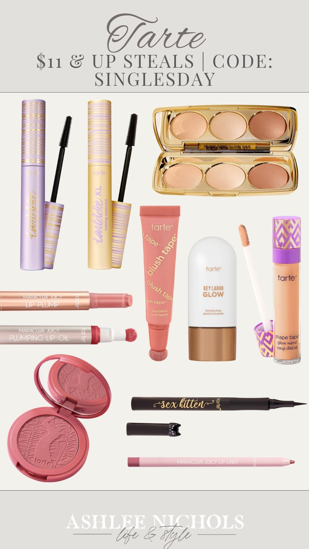 Tarte $11 & up steals with code: SINGLESDAY

beauty sale, liquid blush, lip plumper, lip oil, glow drops

#LTKStyleTip #LTKSaleAlert #LTKBeauty