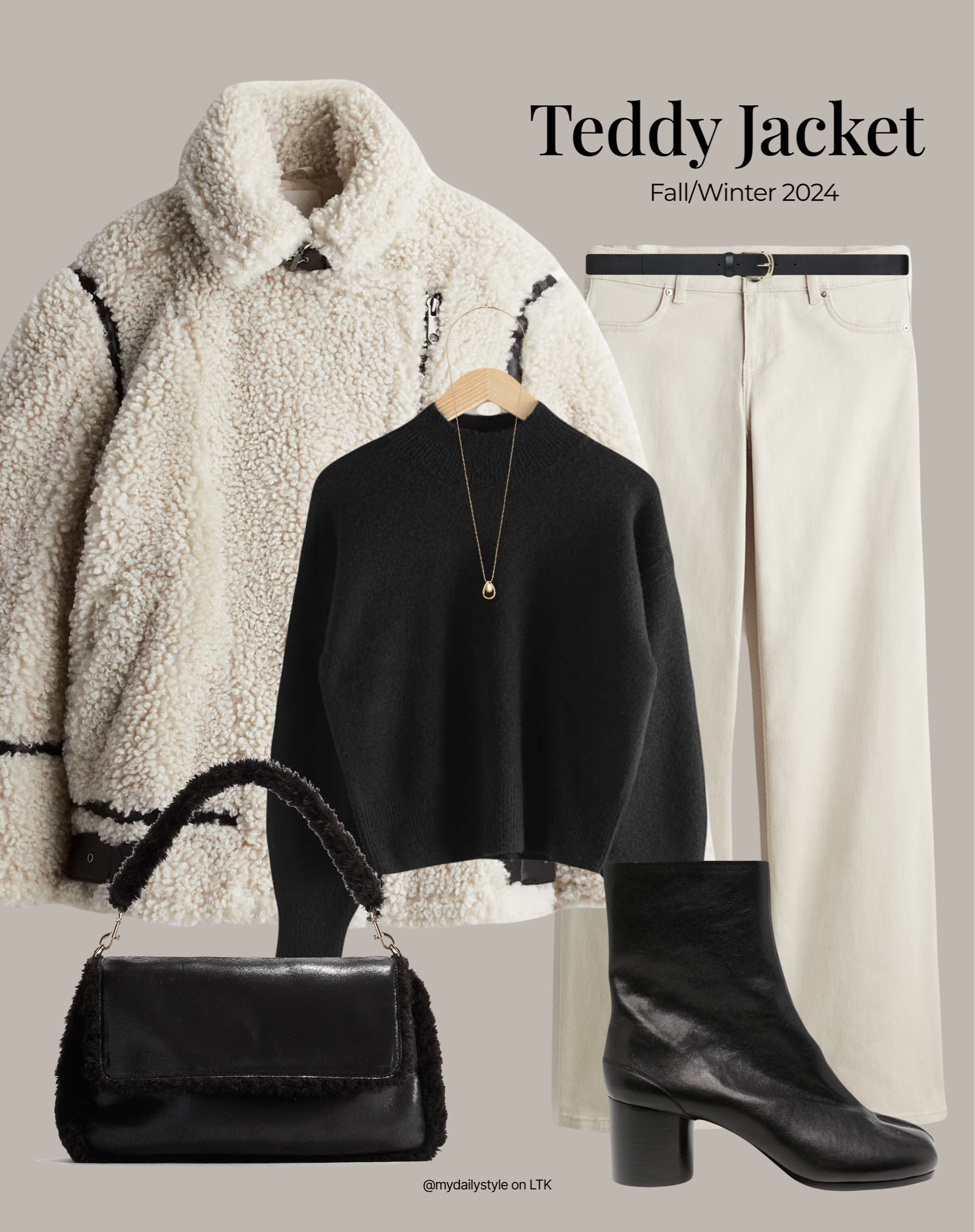 Styling cute & cozy teddy jacket 🧸 Check out more styling ideas in my profile. 

Tags: teddy jacket, teddy coat, fluffy coat, fur-effect coat, chaqueta de borreguito, fall style, pre-fall, autumn style, fall outfit, autumn outfit, fall fashion, autumn fashion, easy styling, simple everyday look, chic & basic outfit, Parisian look, casual outfit, capsule wardrobe, office look, brunch style, high street.

#LTKworkwear #LTKstyletip #LTKautumn