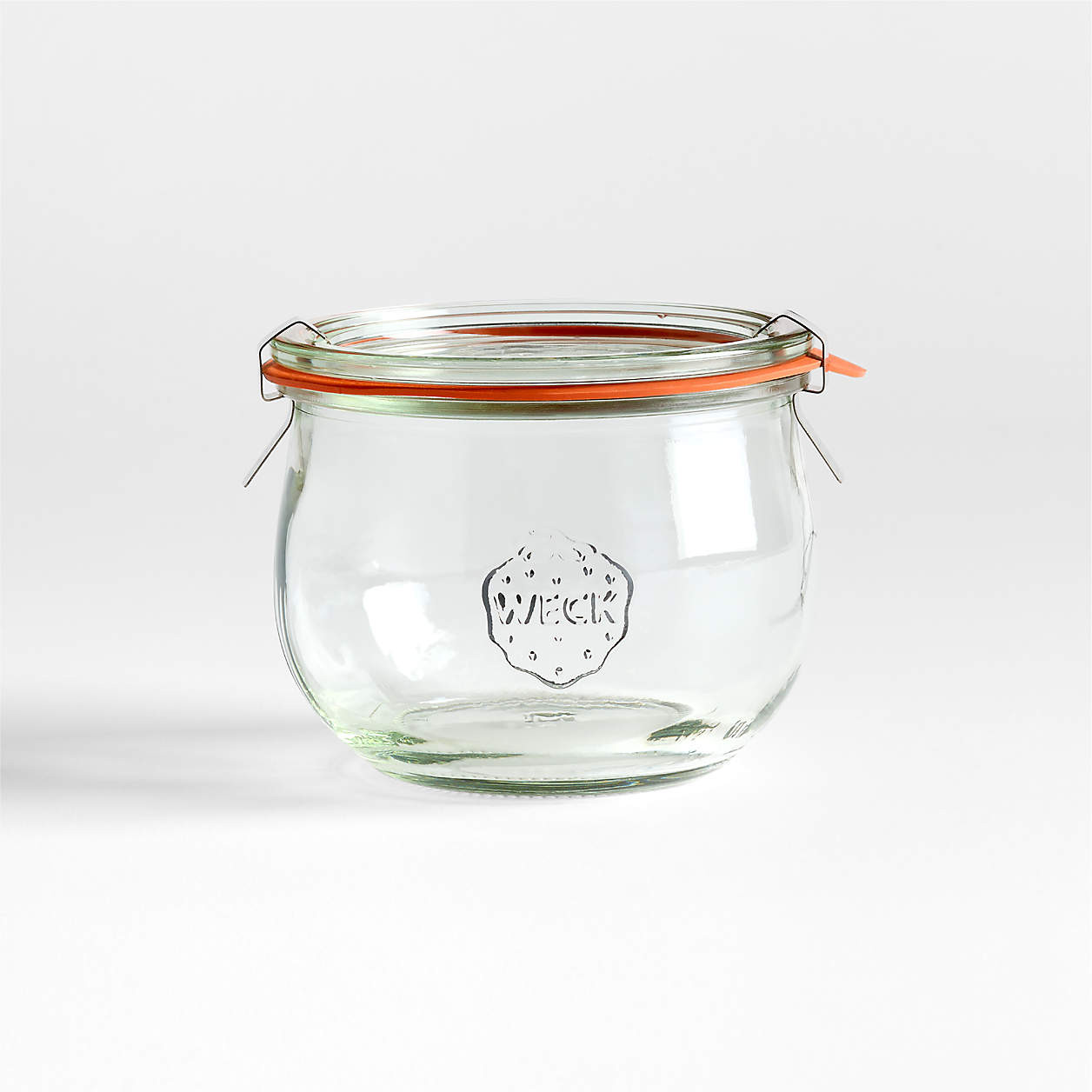 Weck 19.6-Oz. Glass Tulip Canning Jar + Reviews | Crate & Barrel | Crate & Barrel