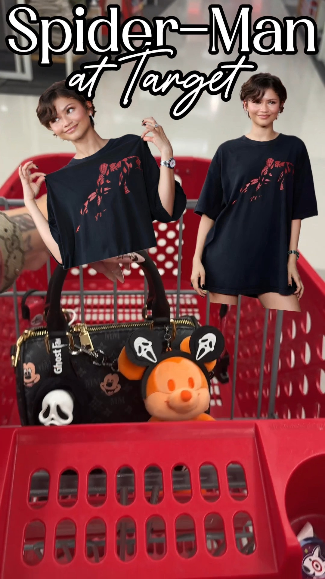 Went to look for the new Spider-Man tee spotted on Zendaya and found it at my first stop! So simple but cute. It’s a red foil print.

#LTKmomlife #LTKgrwm #LTKootd