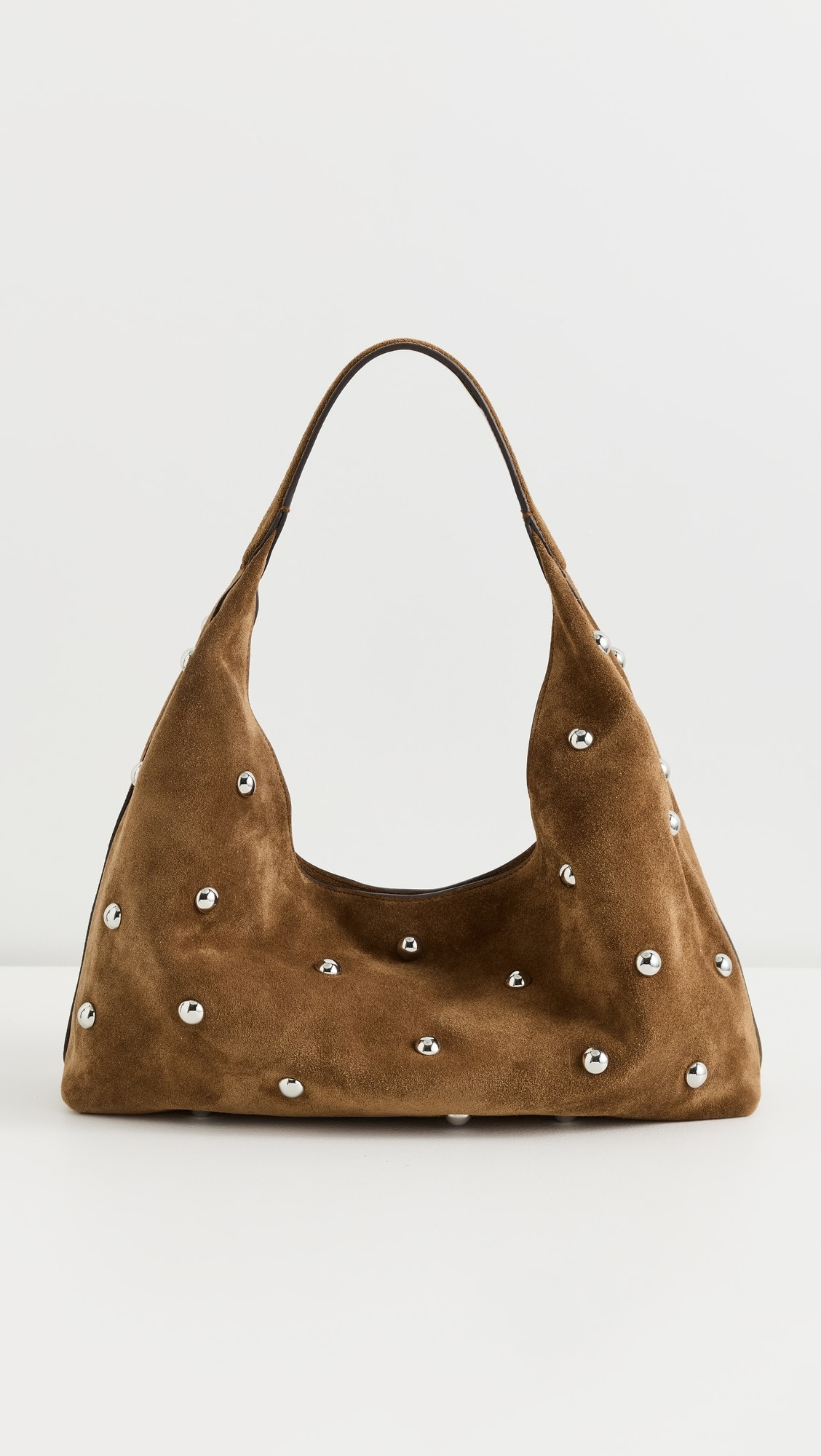 The Mylie Shoulder Bag in Studded Suede | Shopbop