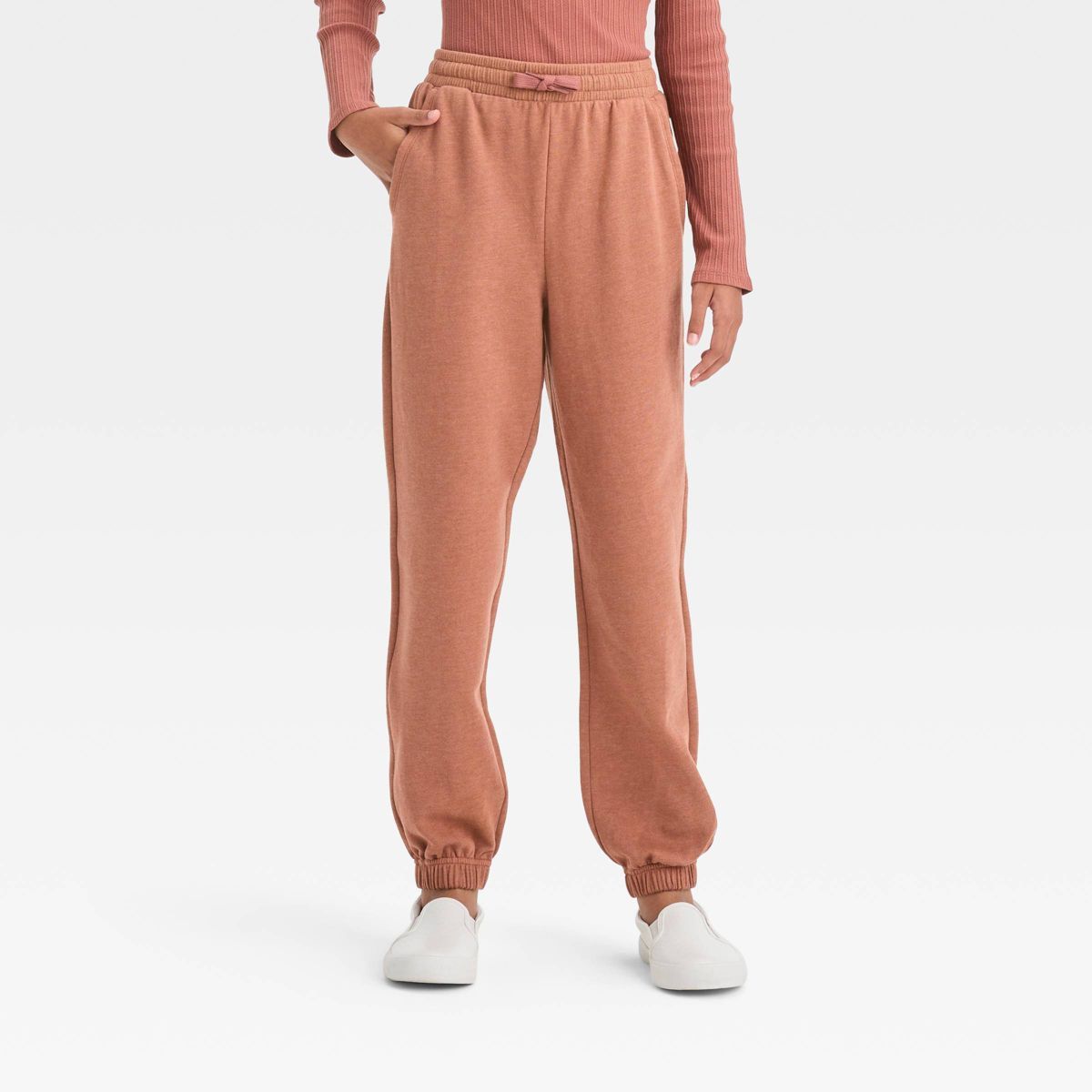 Girls' Fleece Jogger Pants - art class™ | Target