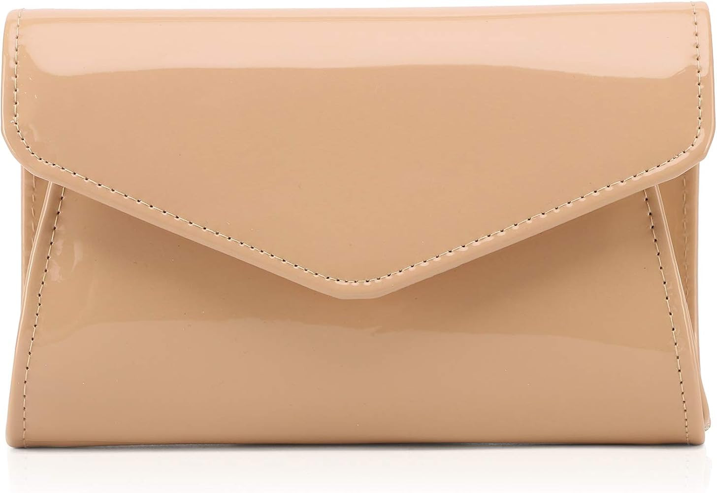 Labair Patent Leather Clutch Bag Glossy Candy Evening Bag Classic Shiny Purses for Women Solid Co... | Amazon (US)