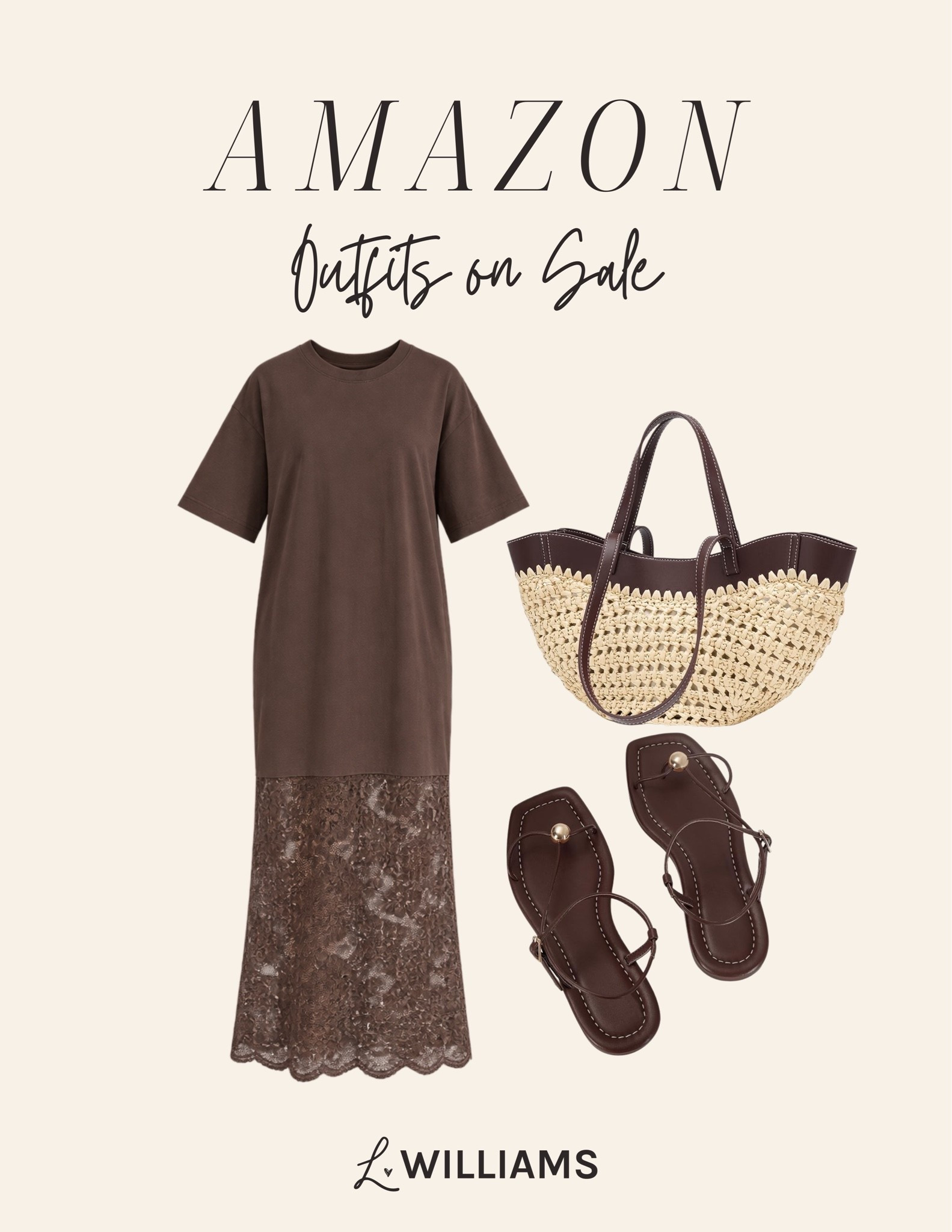 Full Amazon look! My general advice for Amazon sizing is to size up and read the reviews!