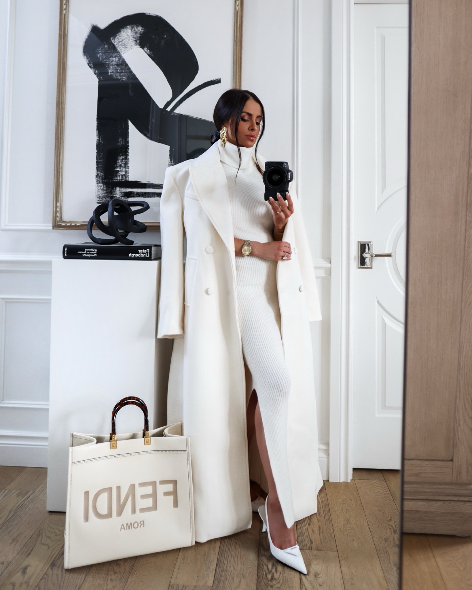 Chic winter outfit
Nordstrom white coat wearing a small 
Nordstrom white ribbed sweater dress wearing an XS
Prada heels 
Amazon gold earrings


#LTKFindsUnder50 #LTKFindsUnder100 #LTKStyleTip