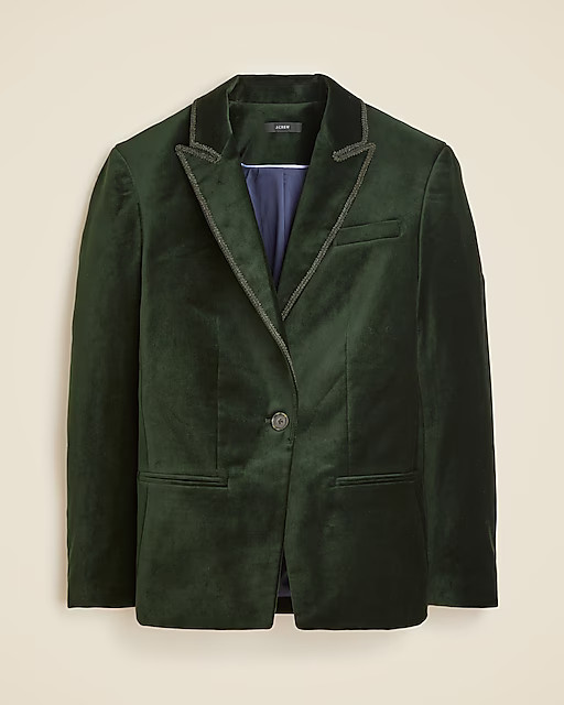 Alexandra blazer in velvet | J. Crew US