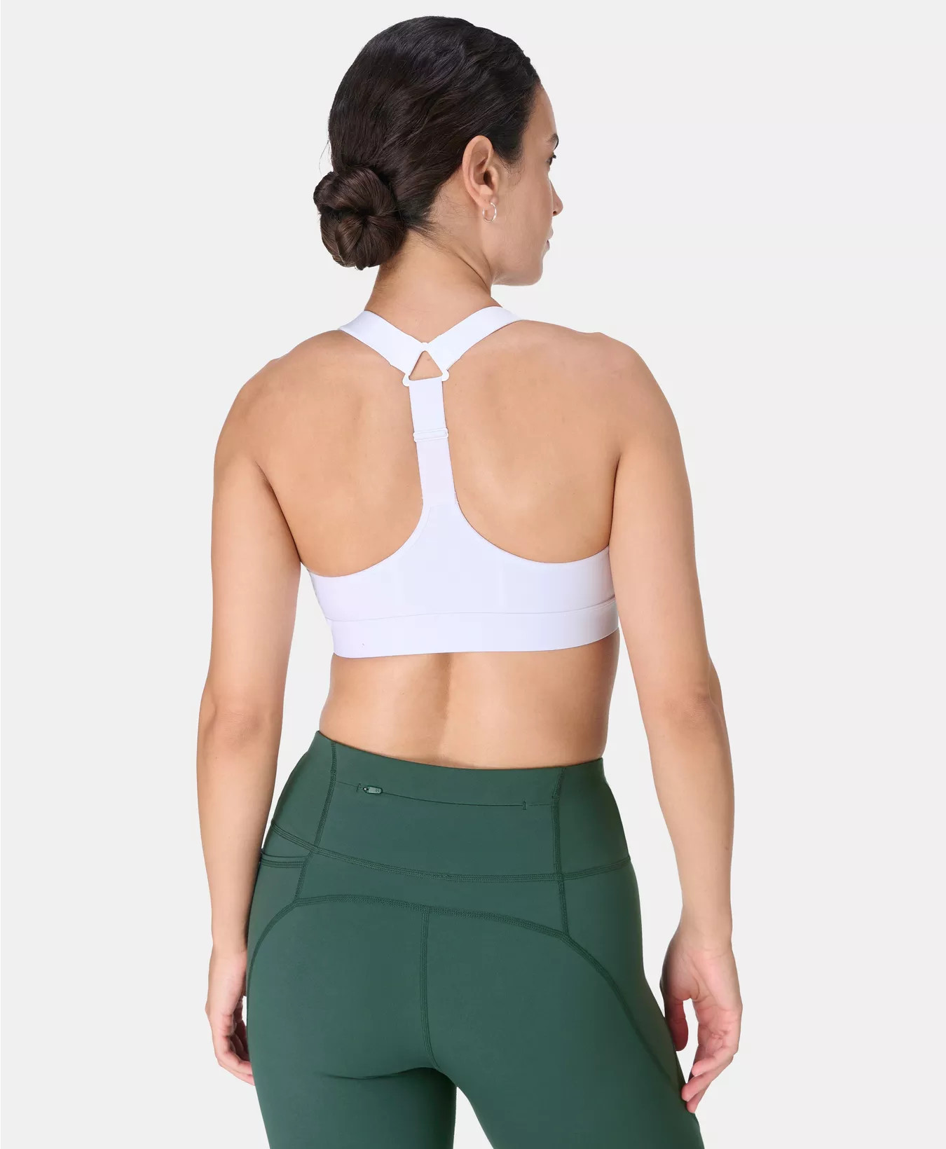 Power Medium Support Seam-Free Bust Bra - White | Women's Sports Bras | Sweaty Betty | Sweaty Betty UK