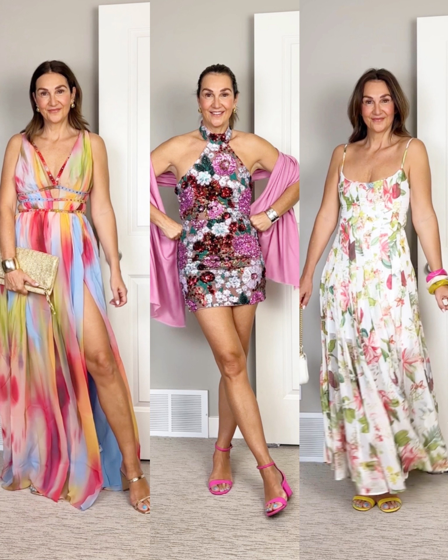 Event dresses from Bella Barnett! They have unique and fun selections and you can use code Smos15 for $15 off & it can be stacked with website offers!
Make sure to check the size guide for each item on their website! I am 5’ 7” size 4ish and wearing size S in all three dresses, the dress on the left fit great, the other two I should have had a M, they were pretty tight but accurate according to the size guide.

Wedding guest dresses, summer event dress


#LTKootd #LTKTall #LTKWedding