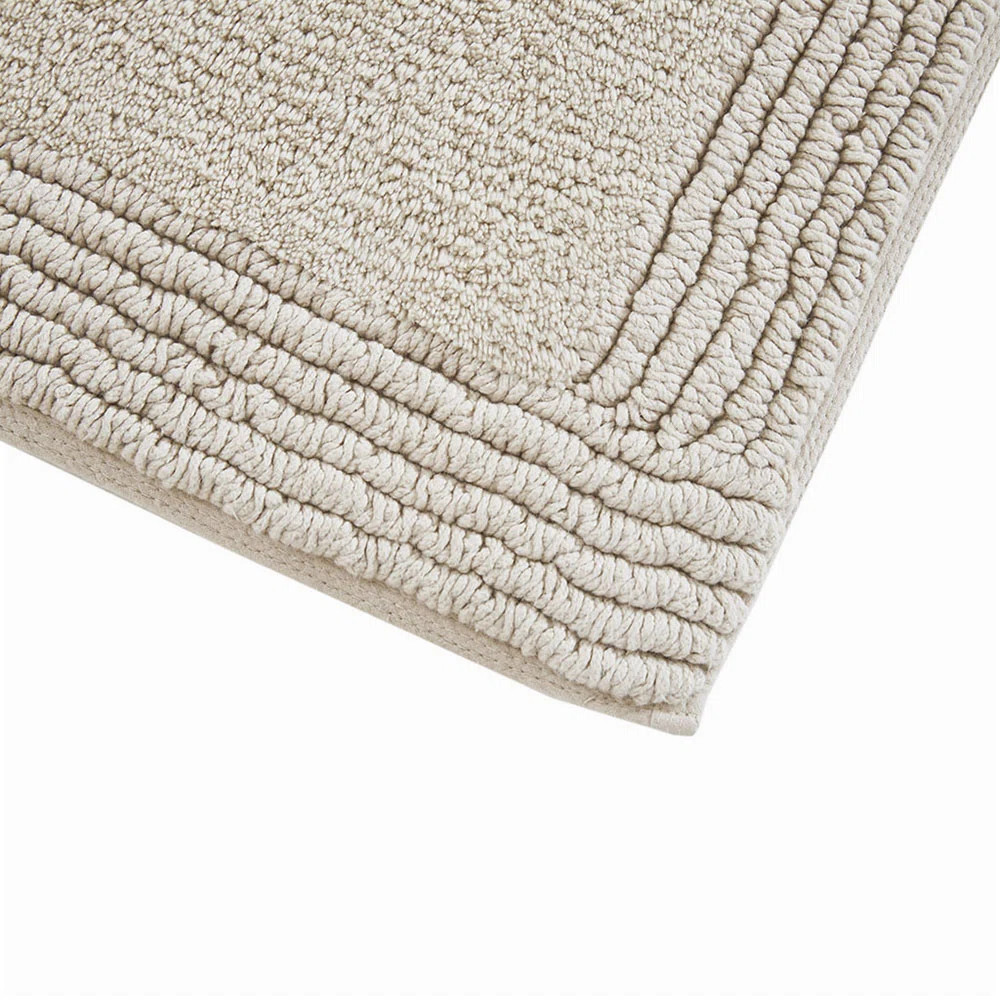 Latitude Run® Berges 3000 GSM Reversible Cotton Bath Rug - Heavyweight Hotel Plush, 0.75" High P... | Wayfair North America