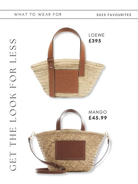 A woven basket tote bag is a must for spring summer ☀️ the Loewe basket is my favourite, so here’s the perfect high street dupe that’ll elevate your daily looks across the season 🫶

#LTKeurope #LTKFind #LTKSeasonal