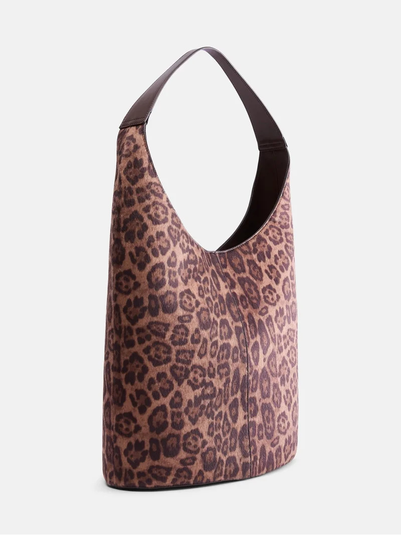 Scenario Women's Bucket Handbag, Leopard Print | Walmart (US)