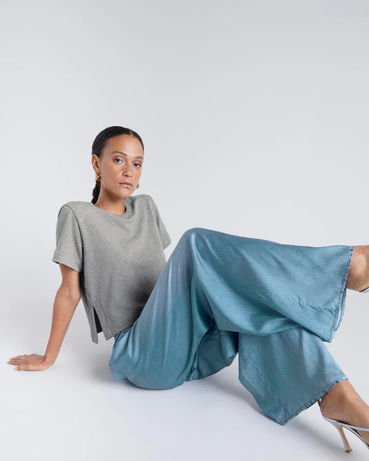 Kate Young x Splendid Short Sleeve Sweatshirt | Splendid