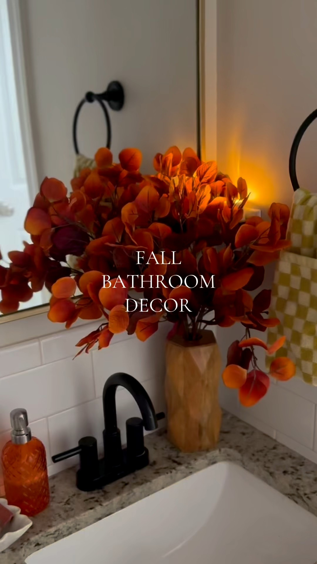 Fall decor, fall bathroom decor, fall vibes, cozy vibes, autumn decor, autumn vibes 

#LTKHome #LTKSeasonal