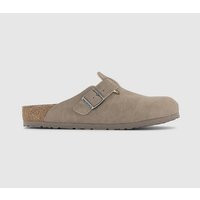 Birkenstock Boston Clogs Dust Gray Taupe | OFFICE London (UK)