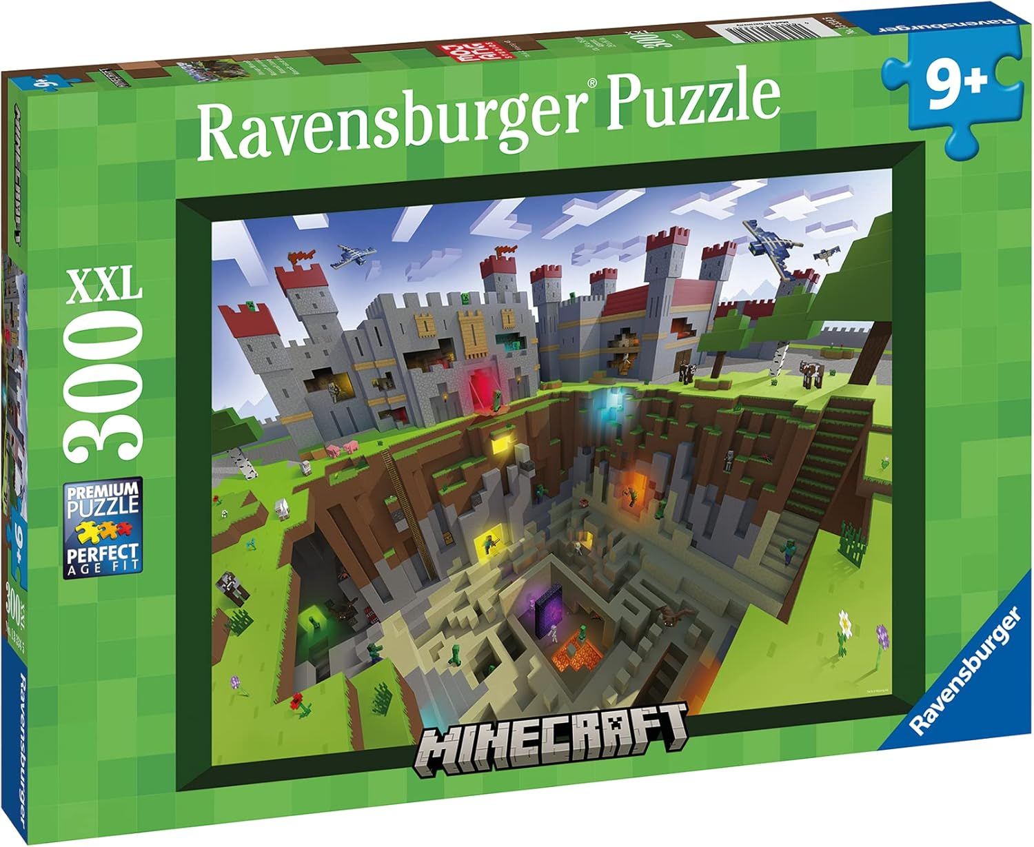 Ravensburger Minecraft: Cutaway 300 Piece XXL Jigsaw Puzzle for Kids - 13334 - Every Piece is Uni... | Amazon (US)