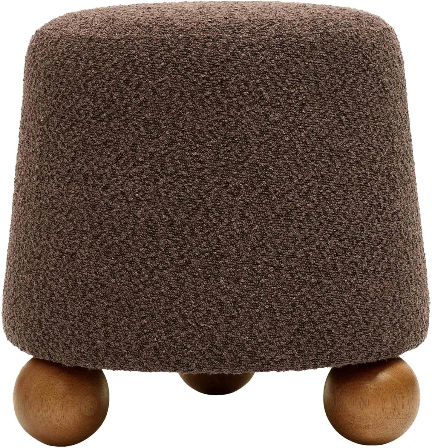 Tov Furniture Jaine Upholstered Stool (Chocolate Brown) | Amazon (US)