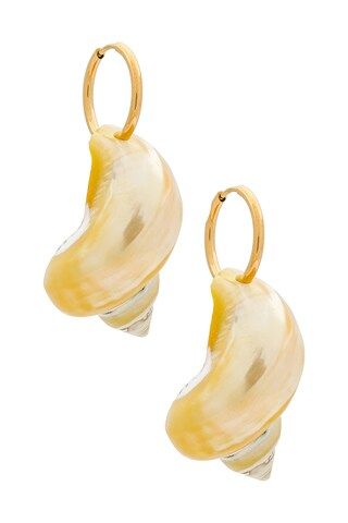 Casa Clara Shell Earrings in Pearl from Revolve.com | Revolve Clothing (Global)