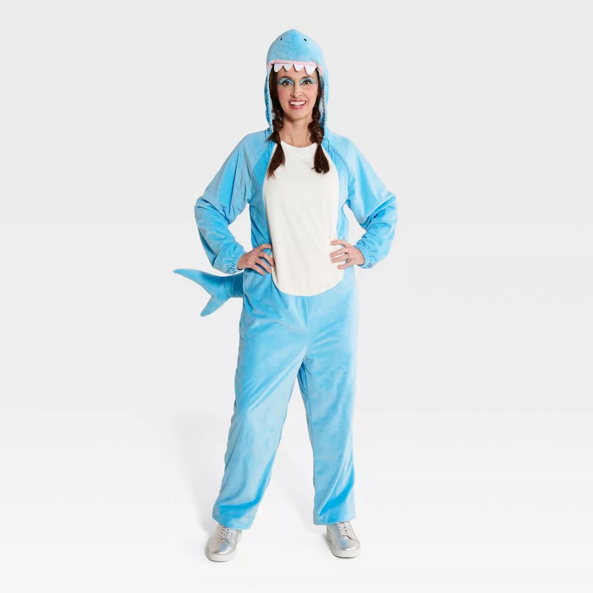 Adult Blue Shark Halloween Costume Jumpsuit - Hyde & EEK! Boutique™ | Target