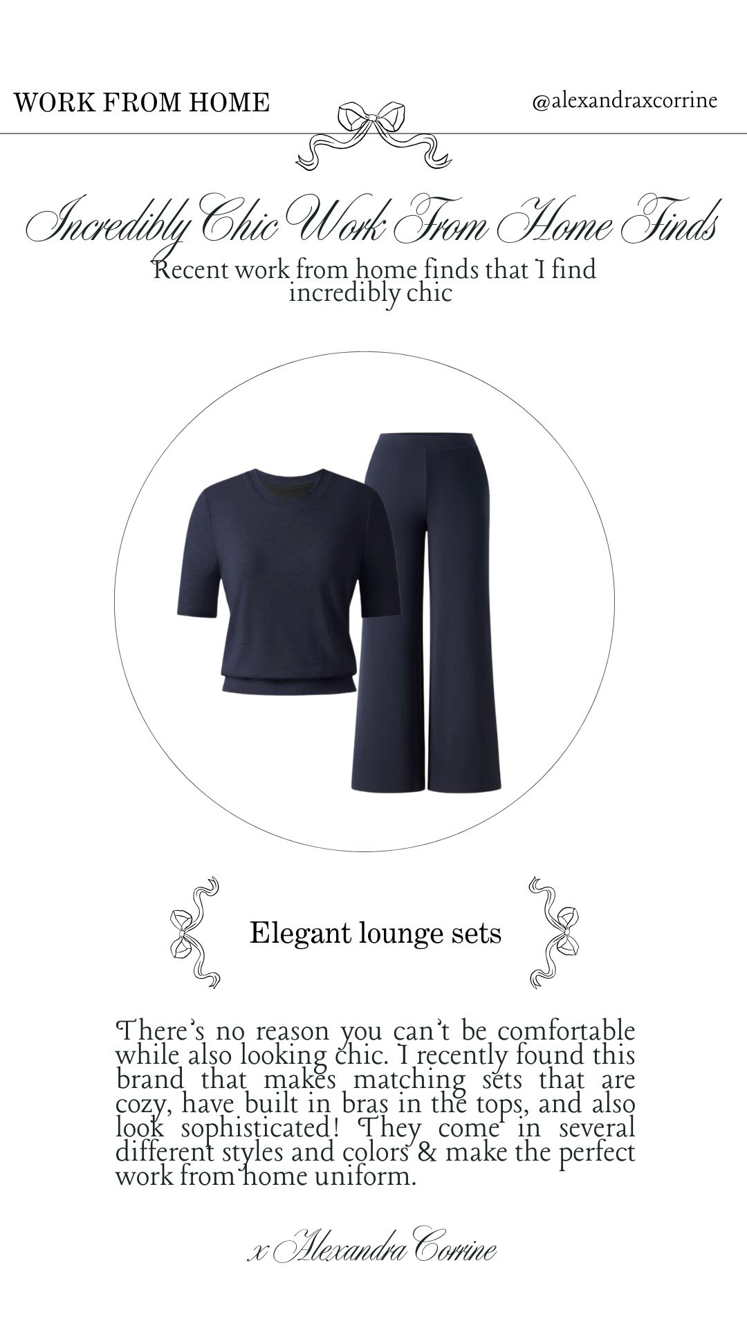 Incredibly chic work from home finds ☕️ recent work from home finds that I find incredibly chic ⌨️

Work from home, wfh, work essentials, home office, chic elegant classic style, chic aesthetic, loungewear, lounge set, matching set

#LTKWorkwear