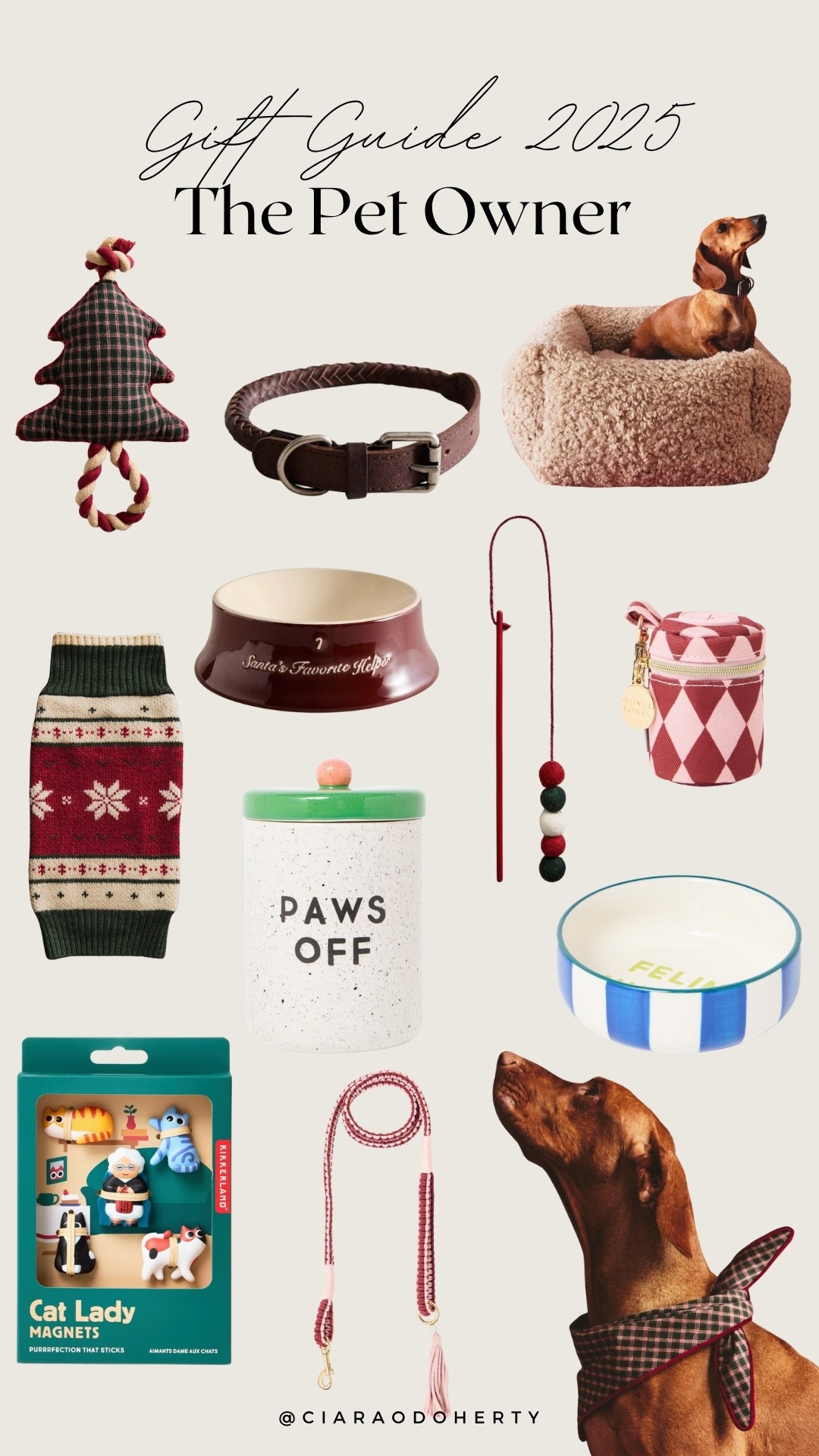 Gift guide 2025: The Pet Owner 
Dog gifts, puppy gifts, treat bowl, lead, dog toy 

#LTKeurope #LTKireland #LTKfestive