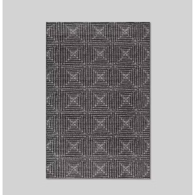 Outdoor Rug Diamond Pixel Black - Project 62™ | Target