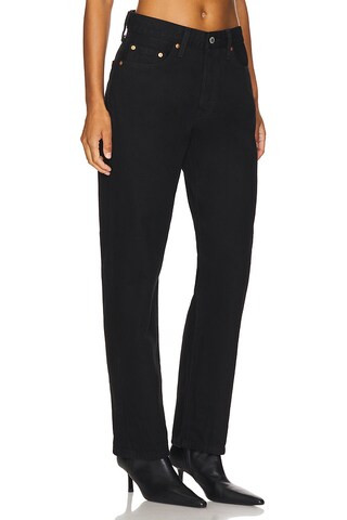 501 90s Straight in Rinsed Blacktop | Revolve Clothing (Global)