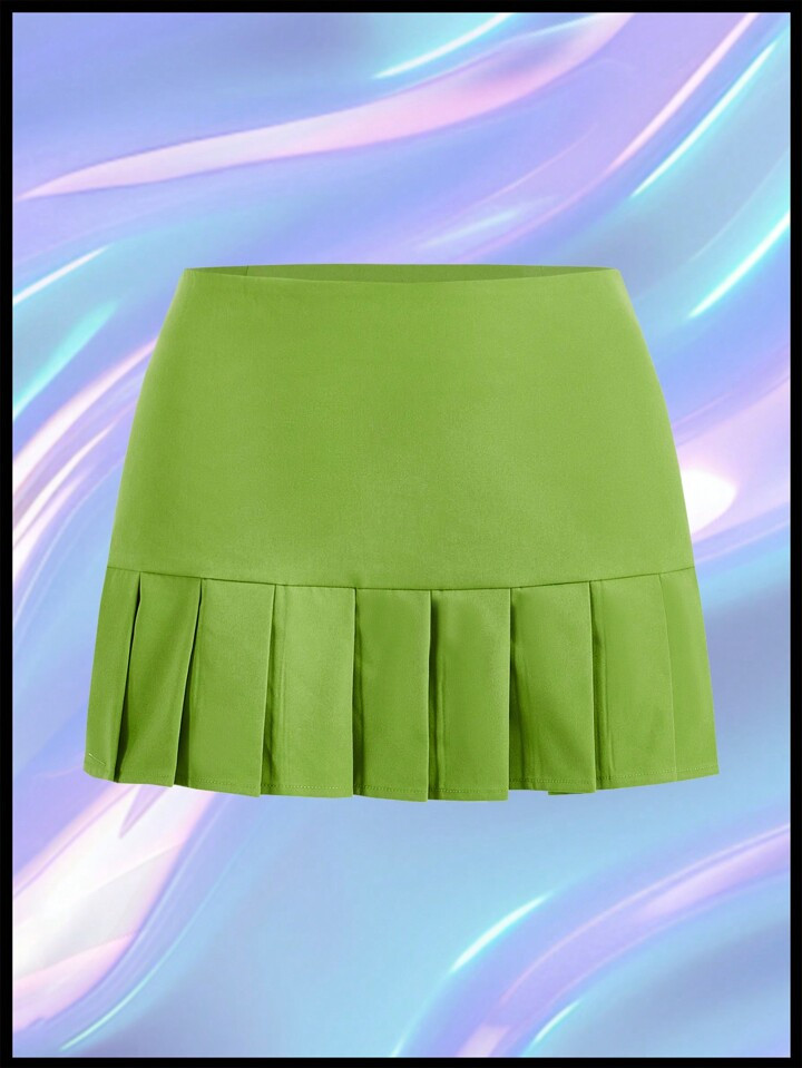 SHEINNeu Kidcore Dopamine  Purple Ultra Low Waist Women's Mini Skirt | SHEIN