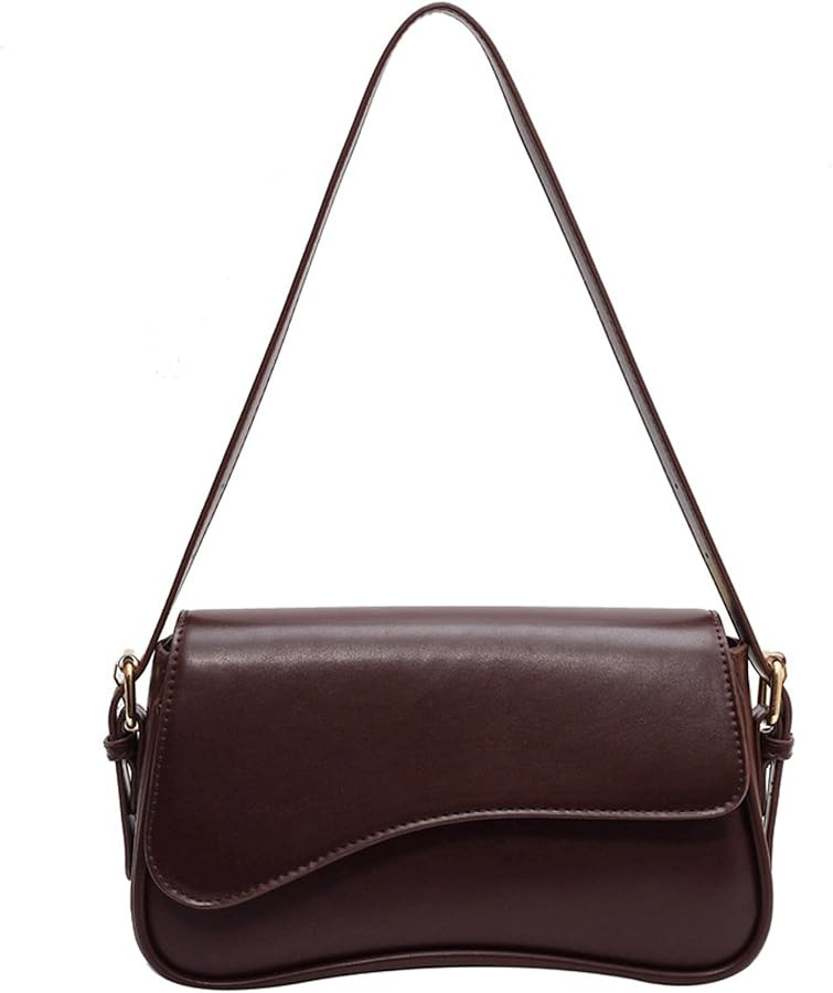 Small Shoulder Bags for Women,Crossbody Purses,Retro Vegan Leather Tote Handbag, Clutch Hobo Purs... | Amazon (US)