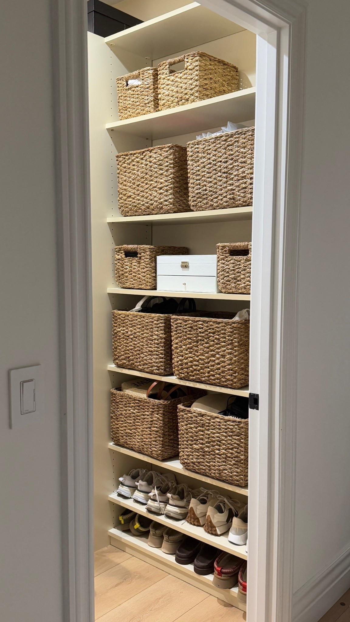 Closet organizing with the cutest durable baskets 

#LTKFindsUnder100 #LTKStyleTip #LTKHome