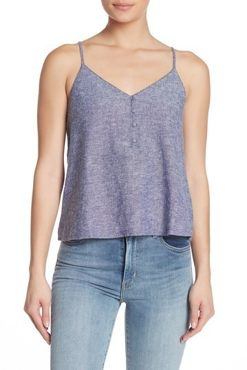 Abound | Linen Blend Button Front Tank Top | Nordstrom Rack | Nordstrom Rack