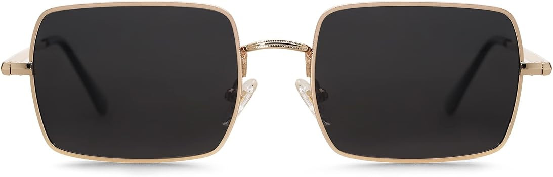 SOJOS Rectangle Polygon Polarized Sunglasses for Women Men Retro Classic Vintage Shades SJ1168 | Amazon (US)