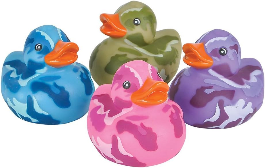 Rhode Island Novelty 2 Inch Camouflage Rubber Duckies, One Dozen Assorted | Amazon (US)
