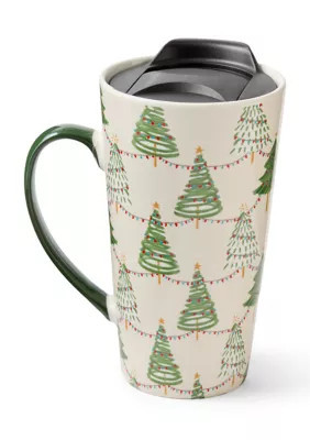 Joyland Holiday Allover Tree Mug with Lid | Belk
