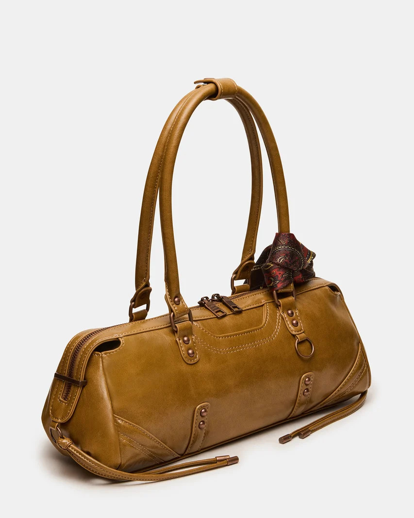 CIERRA Mustard East West Scarf Shoulder Handbag | Steve Madden (US)