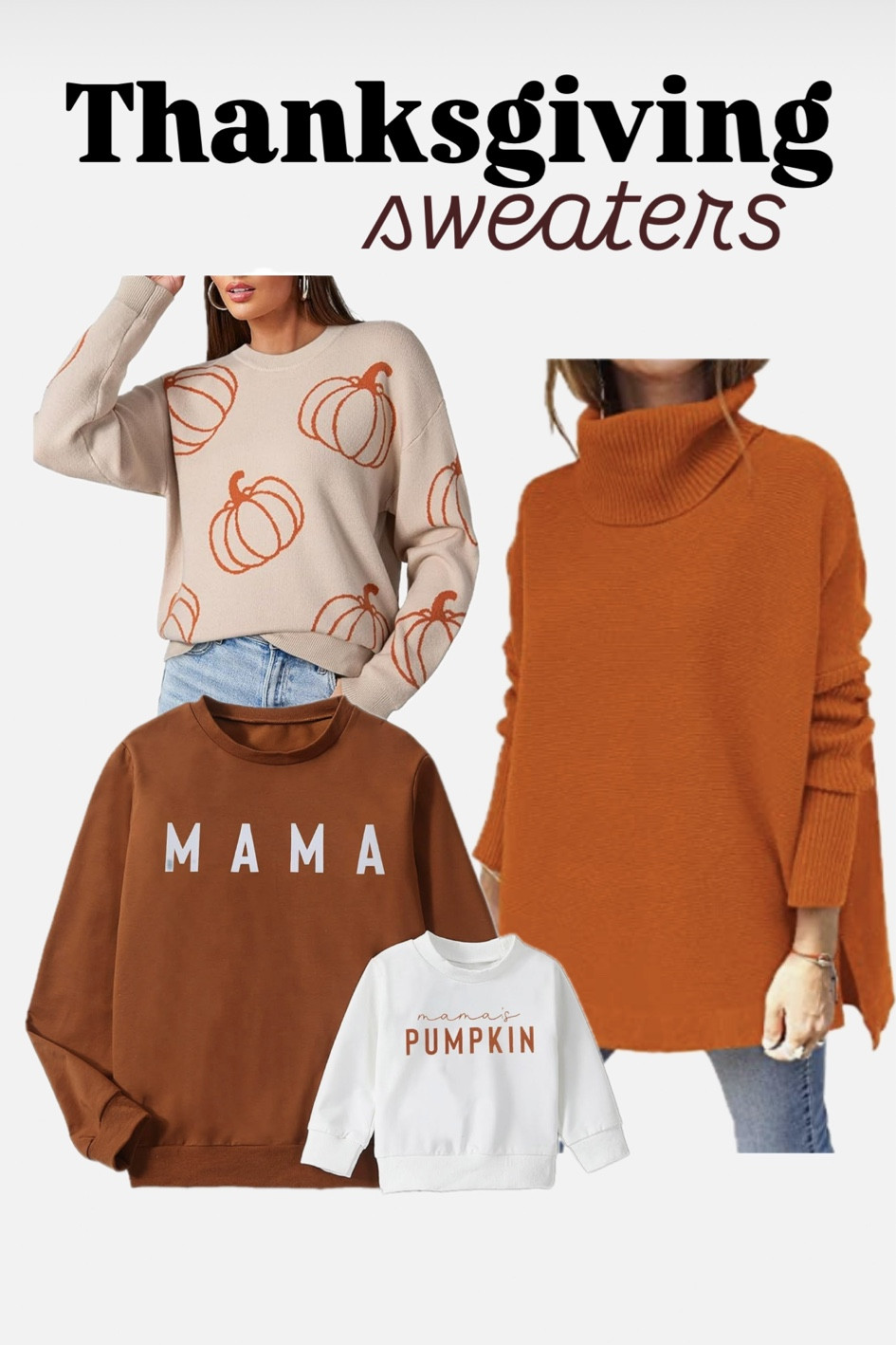 Thanksgiving sweaters 

#LTKSeasonal #LTKStyleTip #LTKFindsUnder50