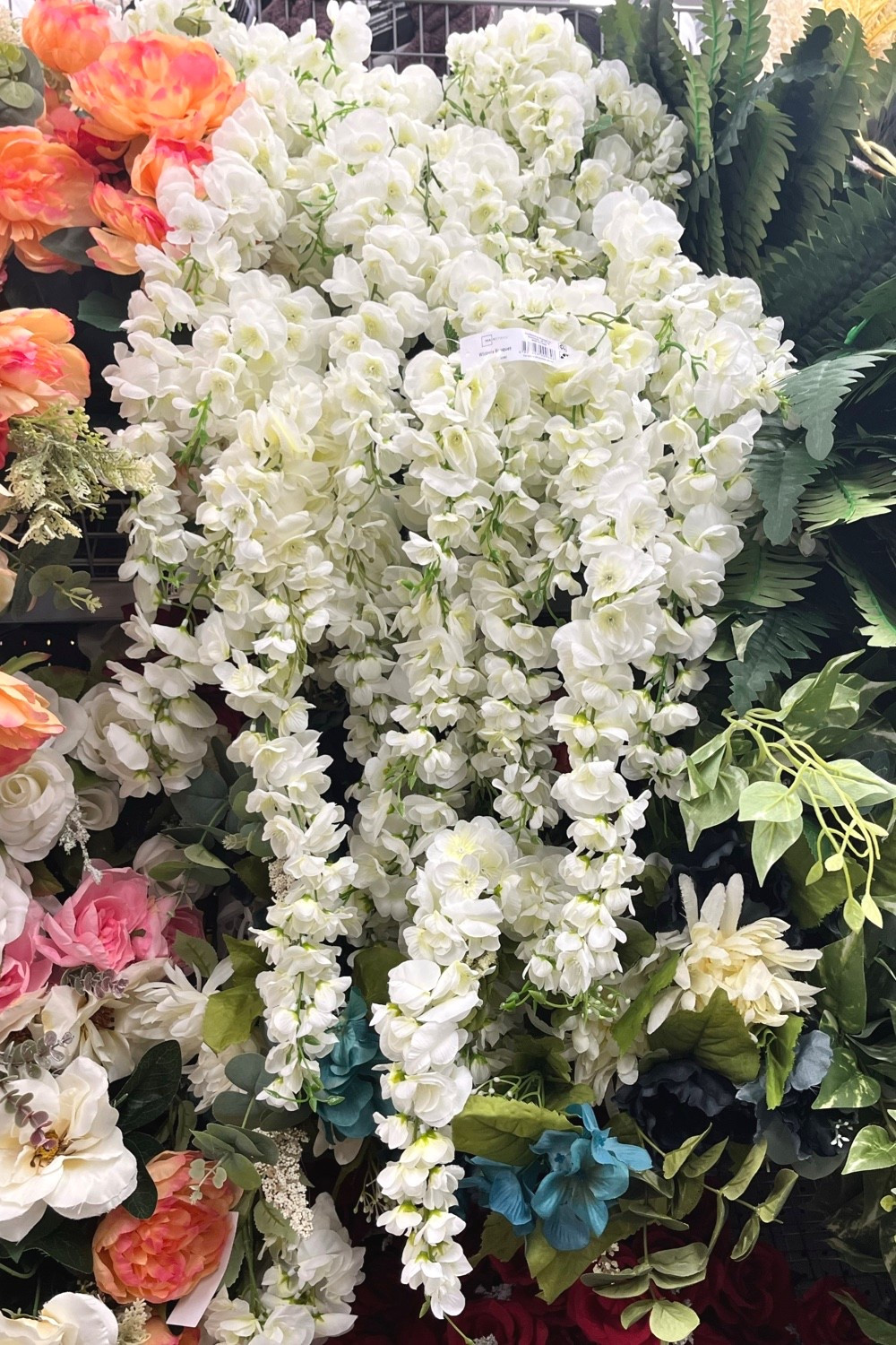 Summer flower inspiration for you from Walmart.

White faux wisteria.

Floral arrangements, wedding decor, white florals, wedding bouquet, summer decor, summer wedding, garden wedding, wedding arrangements, bridal shower decor, party decor.

#LTKWedding #LTKSeasonal #LTKHome