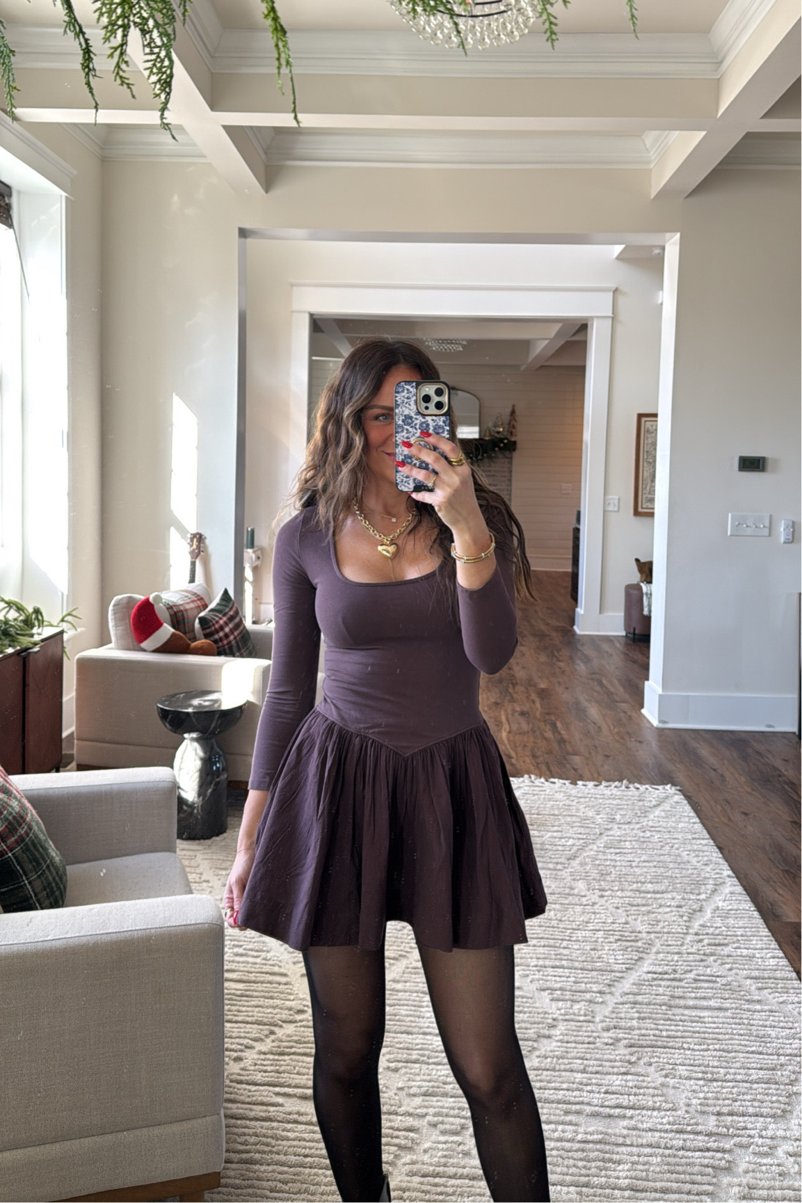 Cutie holiday dress for my petite girlies! In size XS 

#LTKFindsUnder100 #LTKHoliday #LTKSeasonal