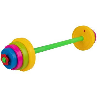 Hey Play Kids Weight Set - Barbell and 8 Plates | Target