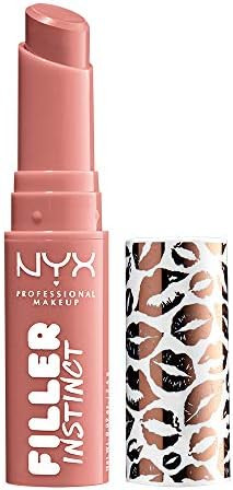 NYX PROFESSIONAL MAKEUP Filler Instinct Plumping Lip Color, Lip Balm - Beach Casual (Nude Pink) | Amazon (US)