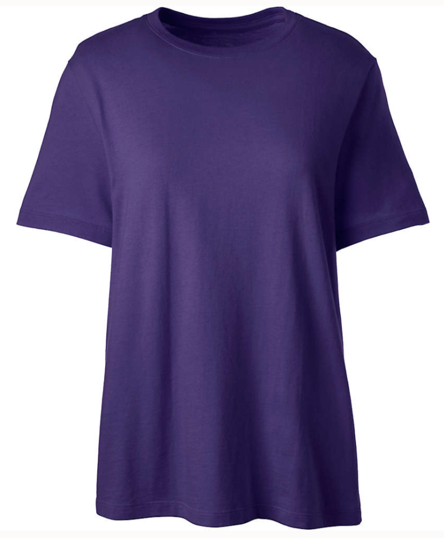 Short sleeve feminine fit essential tshirt in ‘deep purple’ from lands end 

Royal purple 

House of colour / Autumn 

#LTKFitness #LTKActive #LTKStyleTip